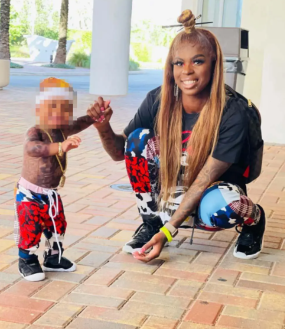 Shameka Morris (29) und ihr Sohn Treylin (1) haben über eineinhalb Millionen Follower auf Tiktok.