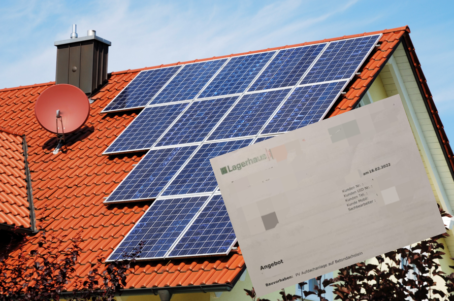 Die seit Monaten bestellte PV-Anlage ist nicht lieferbar.