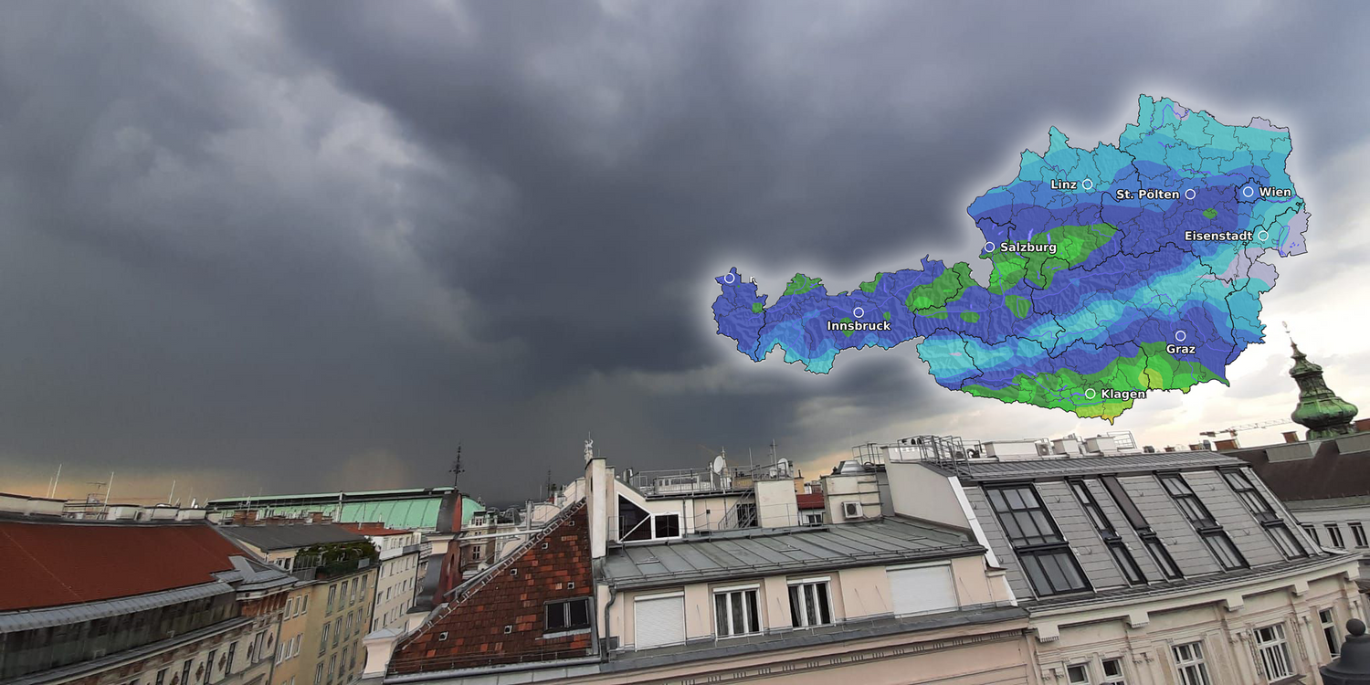 Die warme Zeit ist vorbei, am Wochenende kommen Regen und Kälte bis nach Wien.