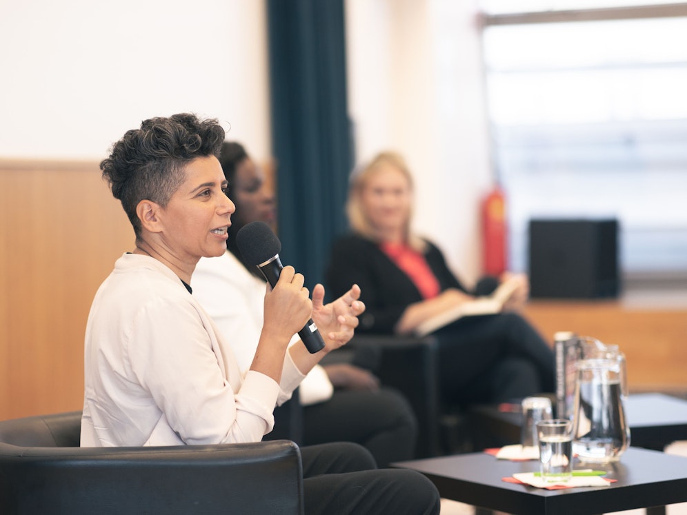 Faika El-Nagashi und Mireille Ngosso stellten ihr neues Buch 