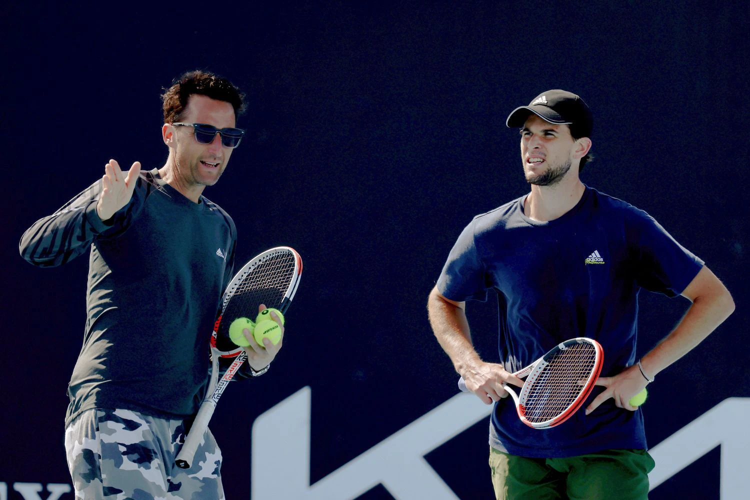 Wolfgang und Dominic Thiem