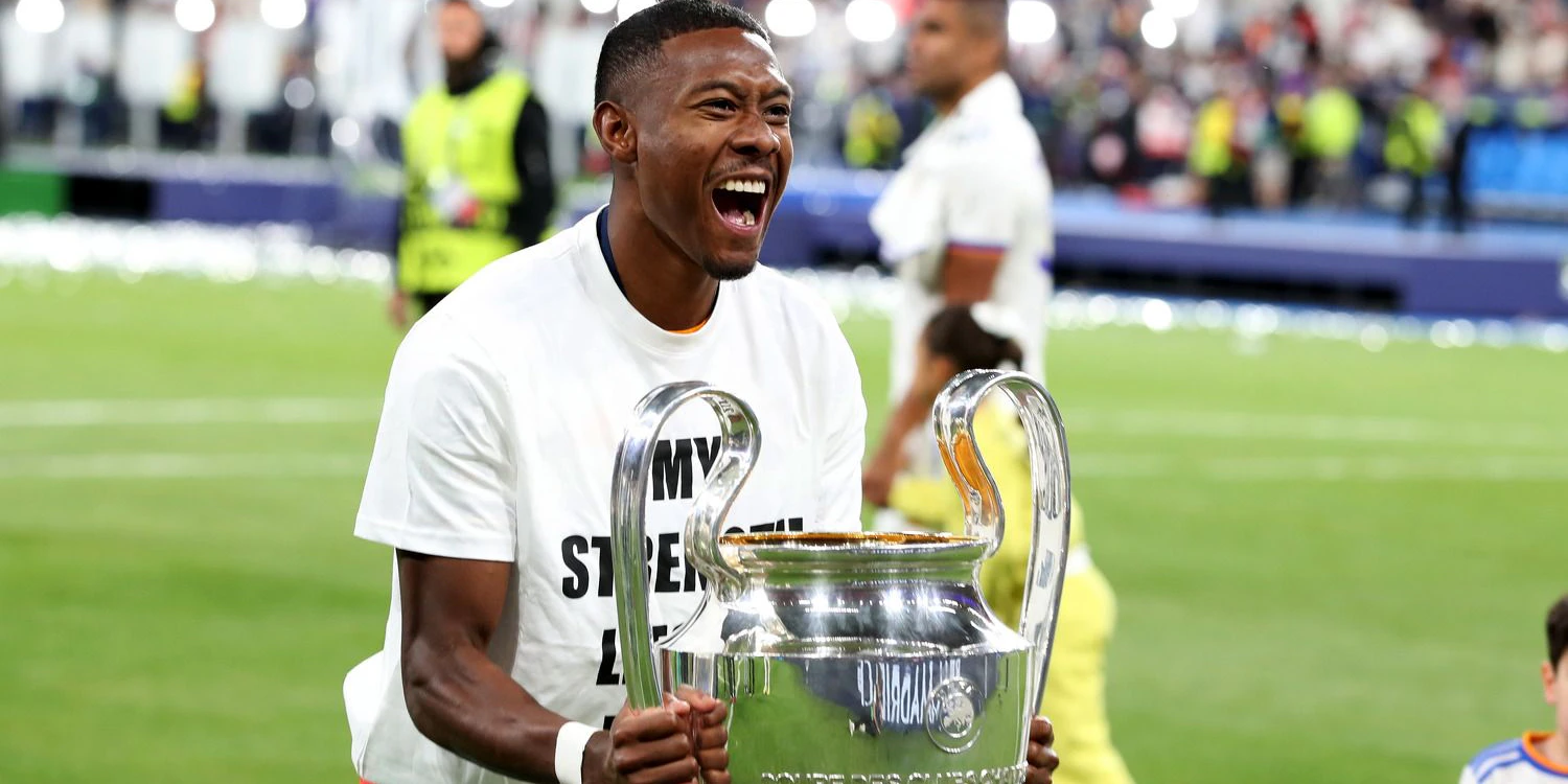 David Alaba ist zum dritten Mal Champions-League-Sieger