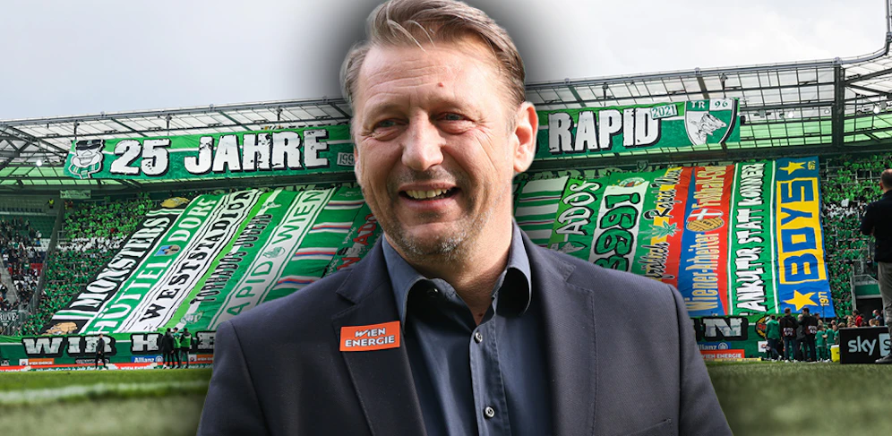 Rapid-Sportchef Zoran Barisic war offensichtlich fleißig