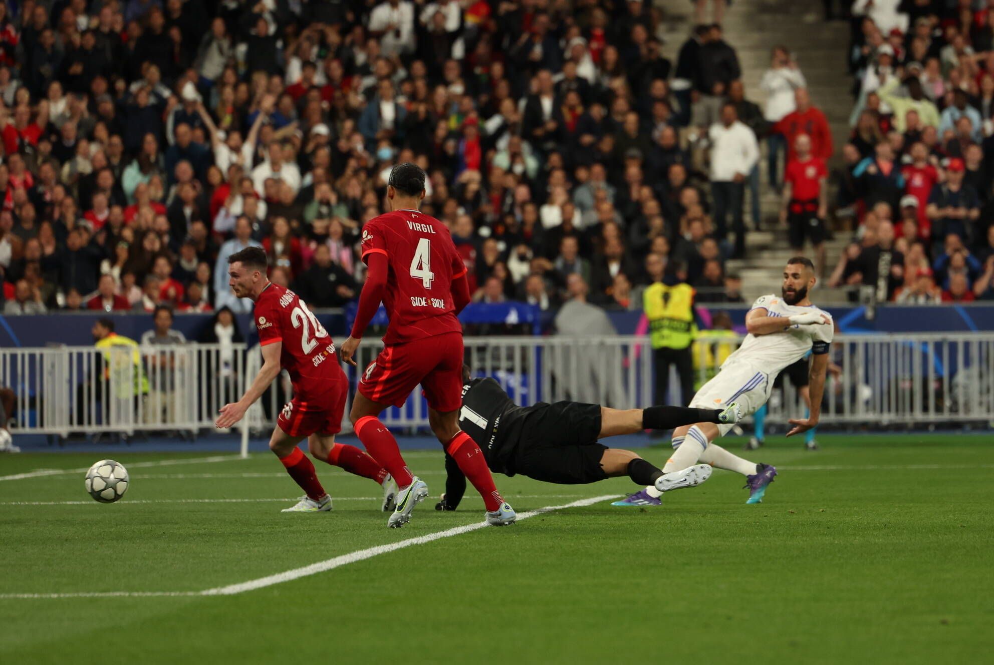 Ein Tor von Benzema wurde aberkannt