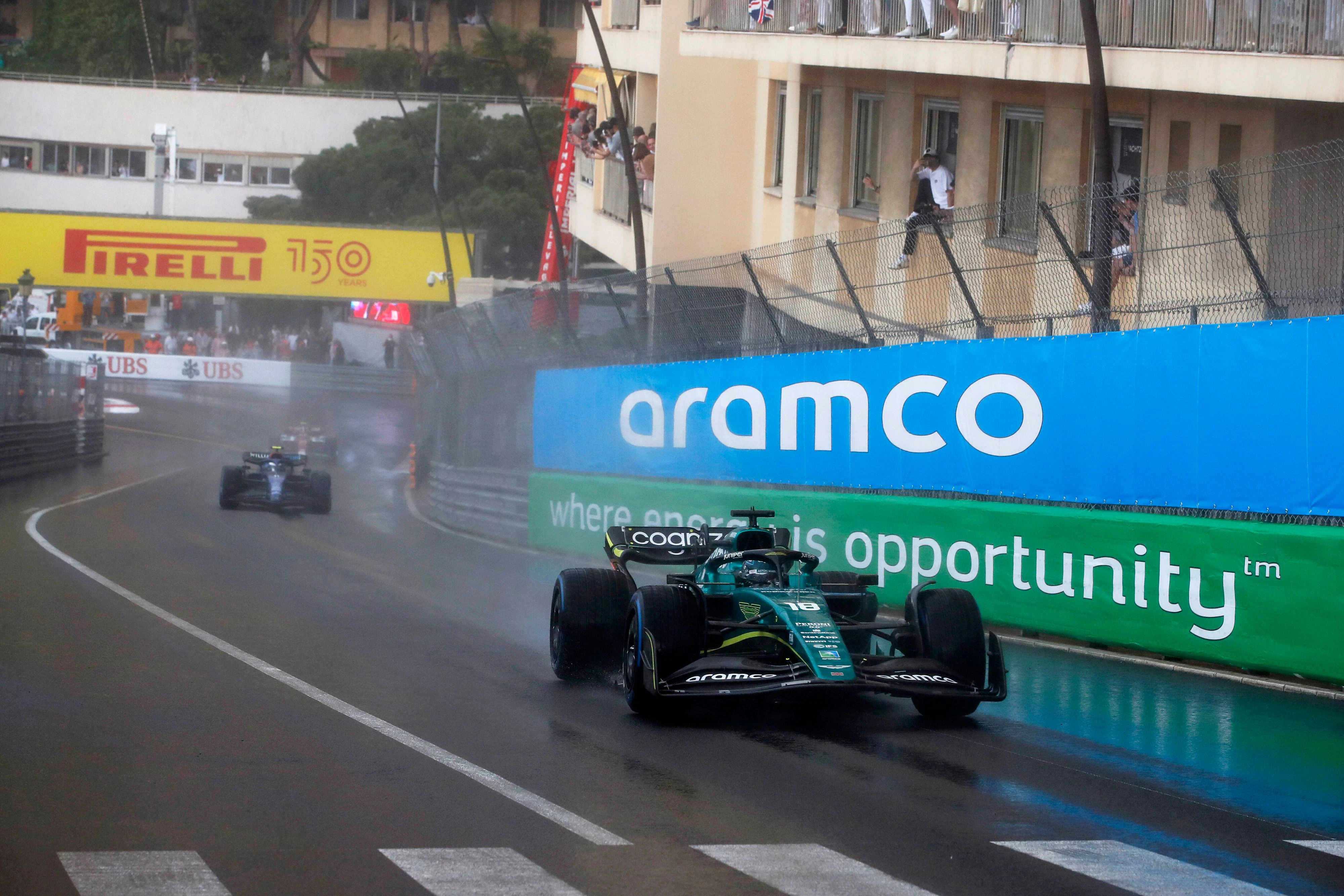 Regen bereitet den Formel-1-Piloten in Monaco Sorgen.