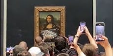 Mann beschmiert Mona Lisa mit Torte – Clip geht viral