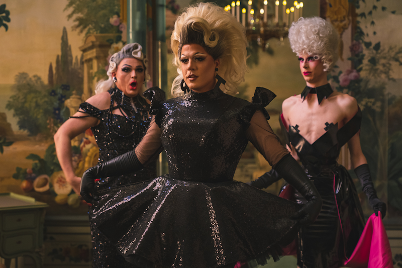 Von links nach rechts:: Kleinkunstprinzessin Grazia Patricia, Ryta Tale und Metamorkid
