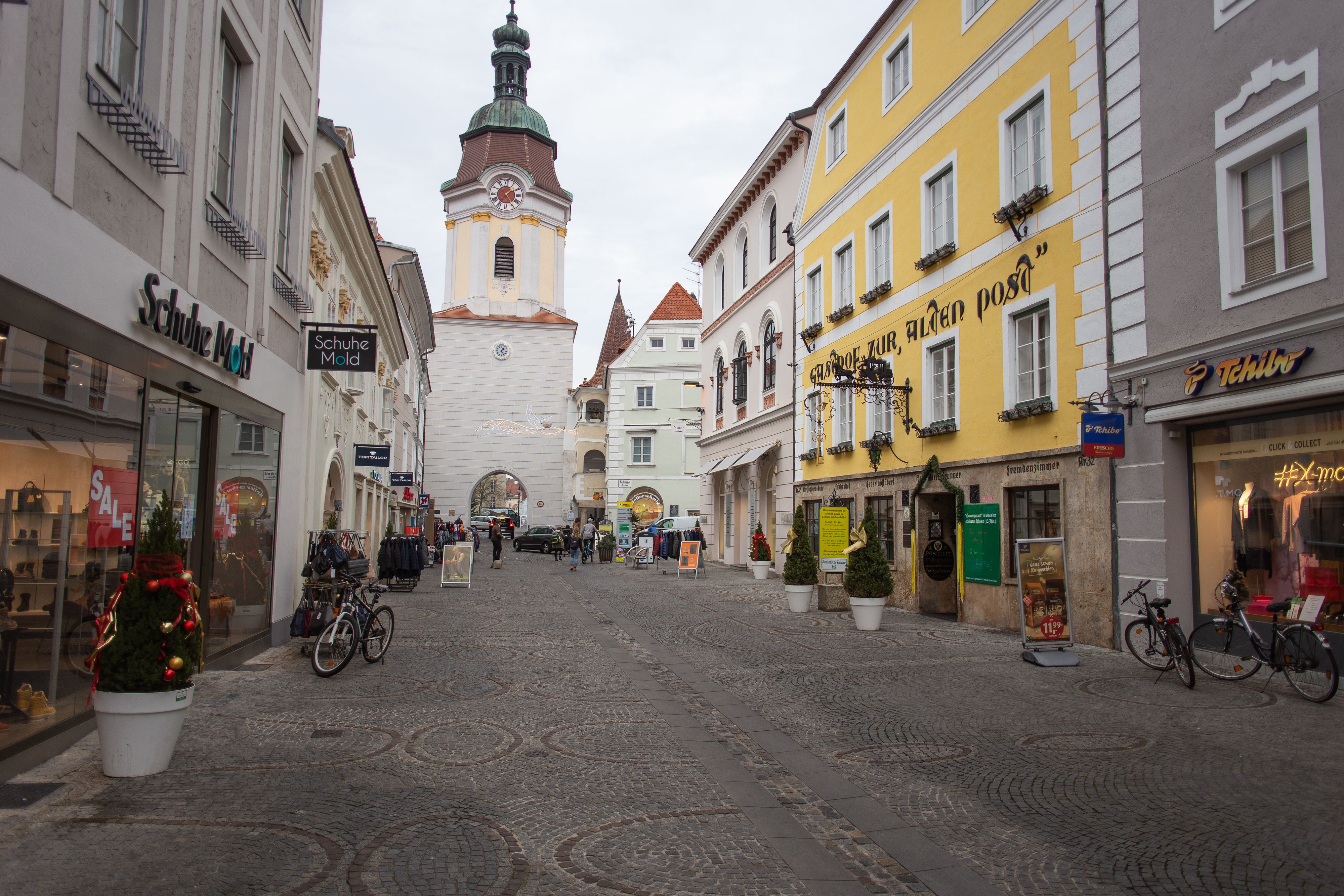 Foto der Kremser Innenstadt.