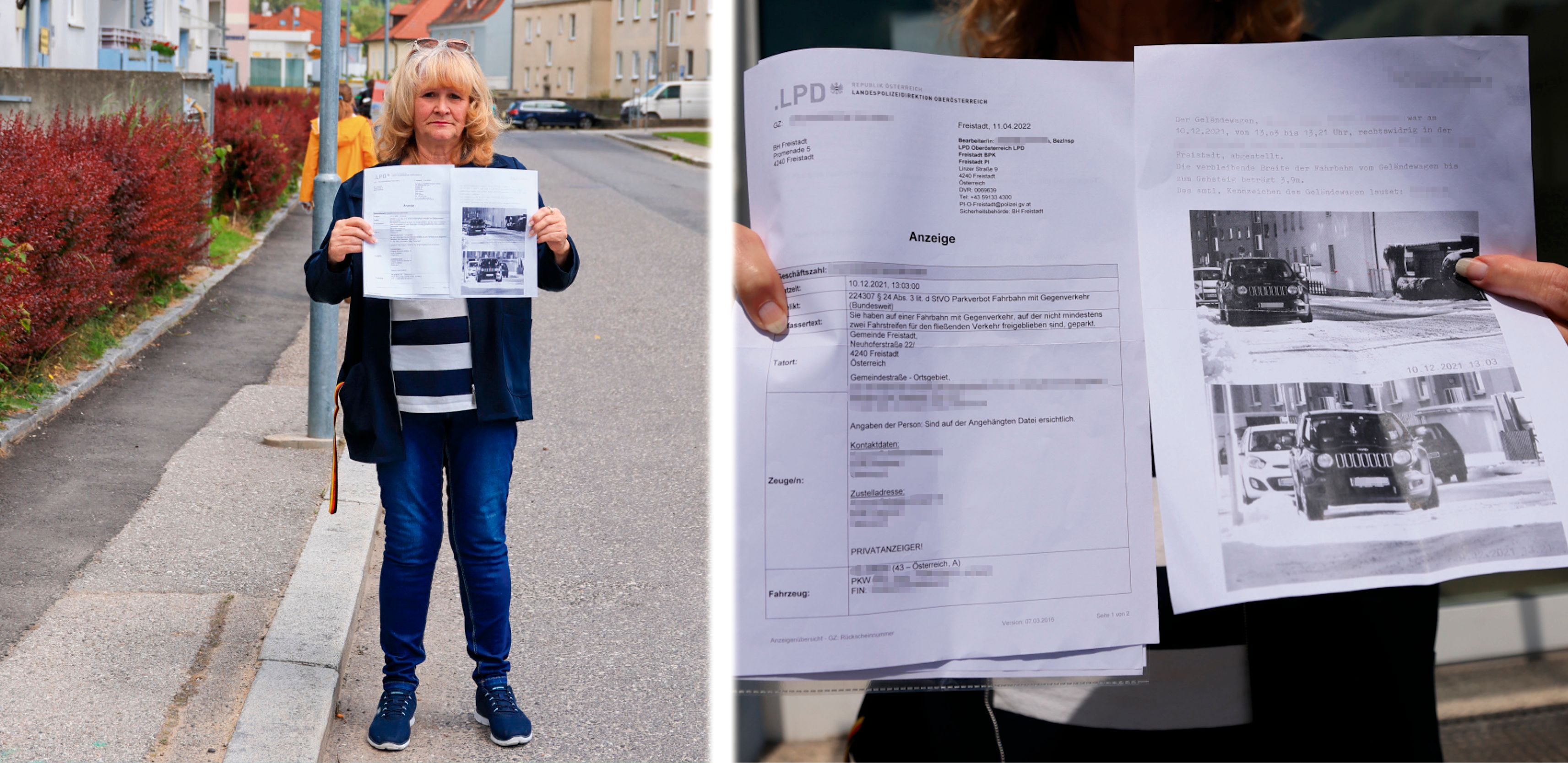 In Freistadt zeigt ein älterer Herr regelmäßig Anrainer an. Die Behörden sagen, sie können nichts tun. Die Bewohner sind verzweifelt.