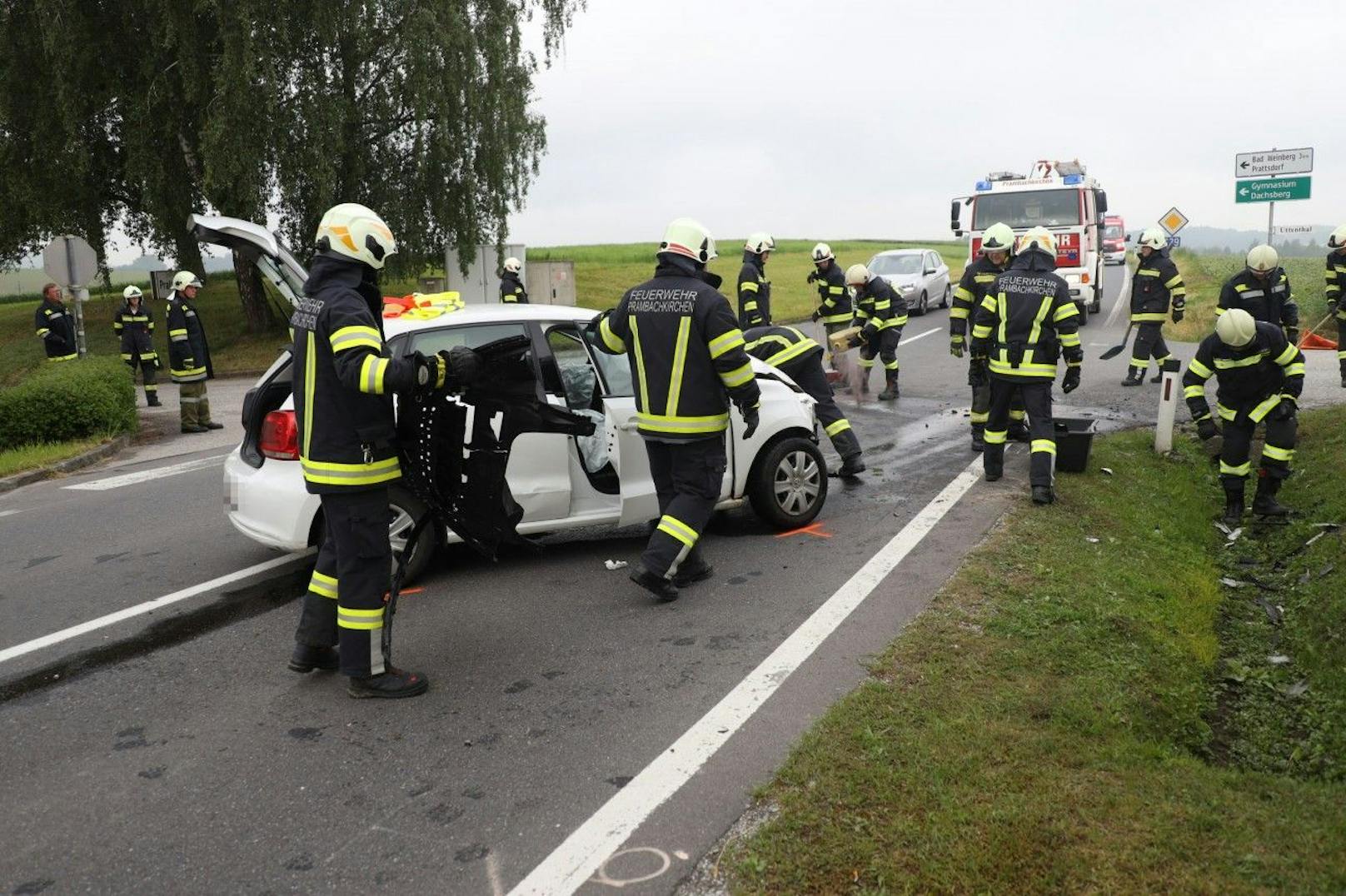 Zwei Feuerwehren waren im Einsatz.