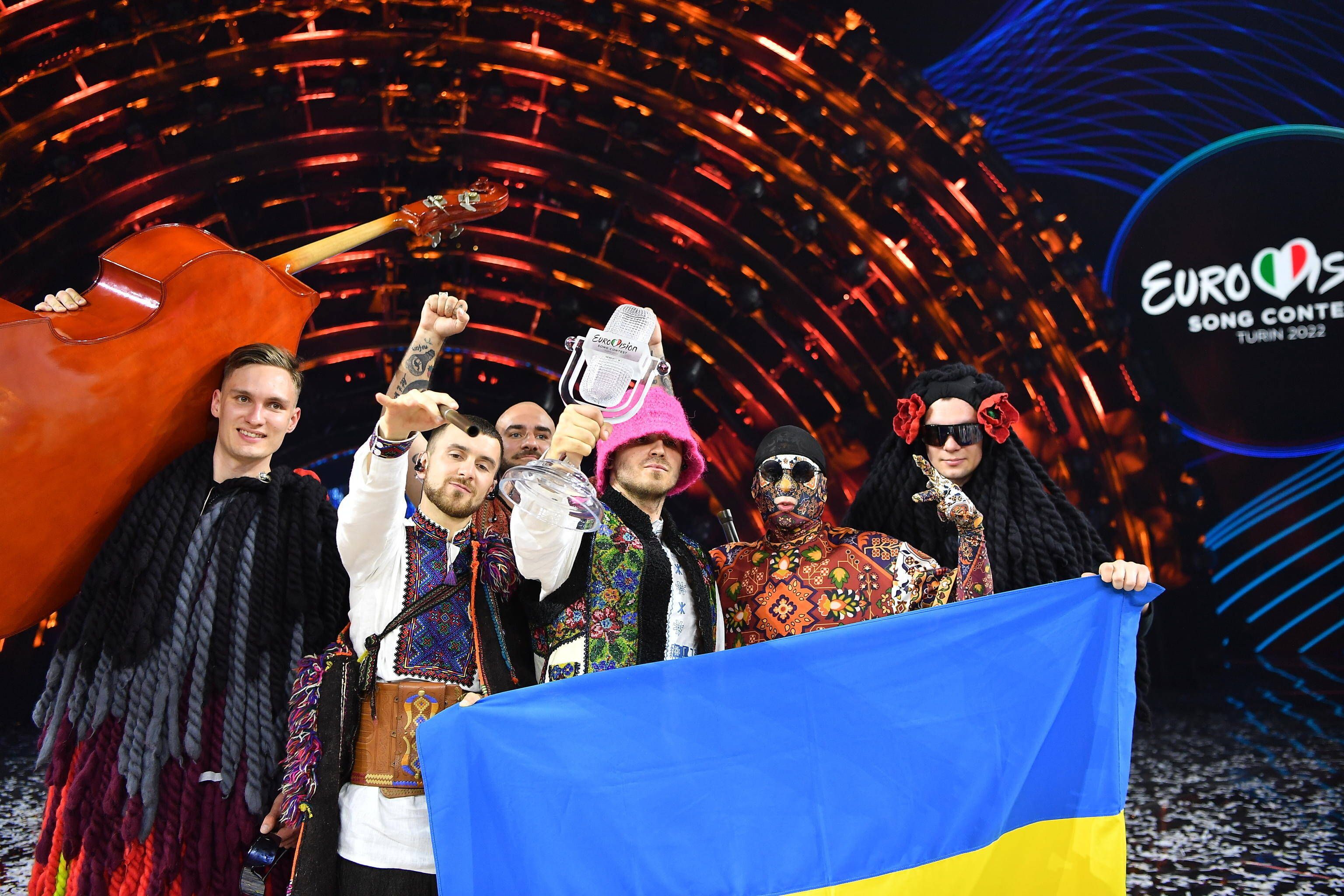 Das Kalush Orchestra gewann den Songcontest 2022.