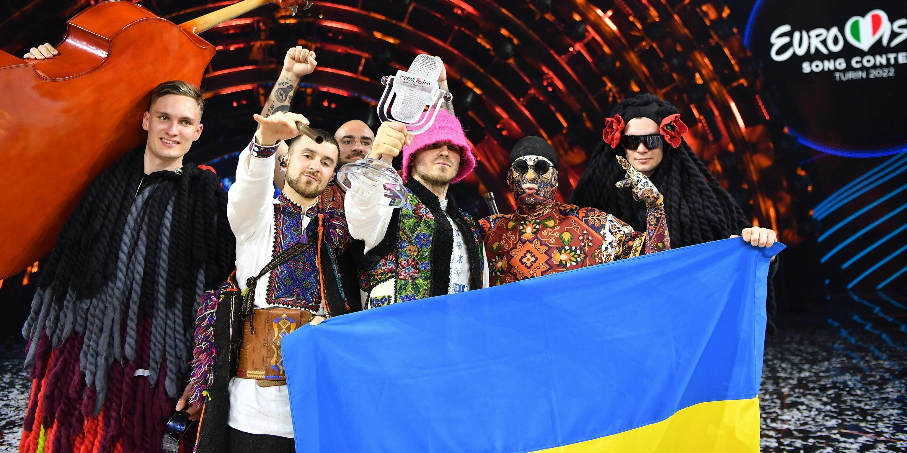 Das Kalush Orchestra gewann den Songcontest 2022.