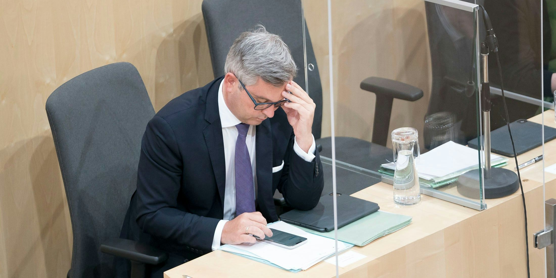 Feilt noch am Feinschliff des neues Inflations-Pakets: Finanzminister Magnus Brunner.