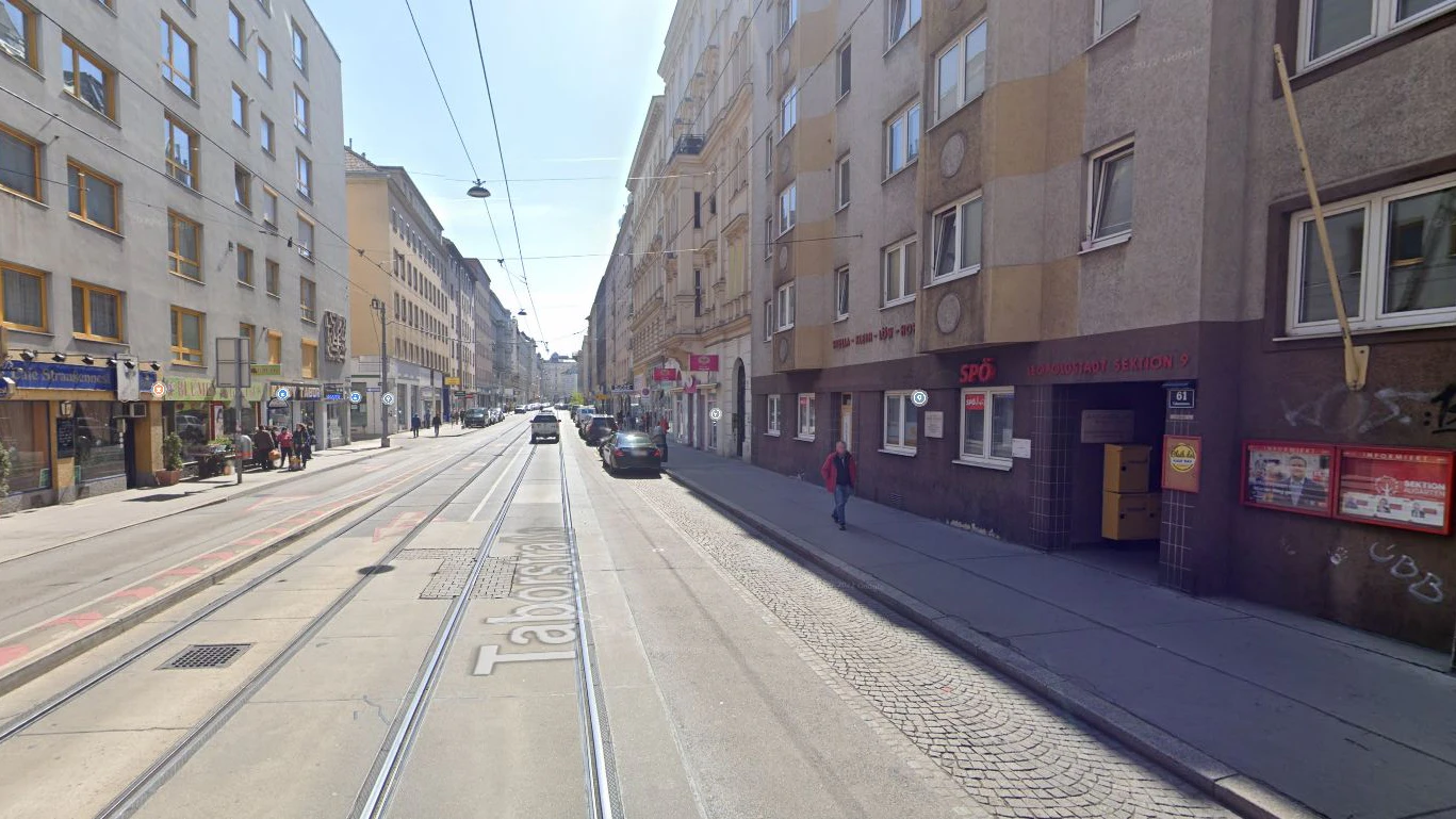 In der Taborstraße stoppte die Polizei die Sprayerbande nach zahlreichen Schmieraktionen.