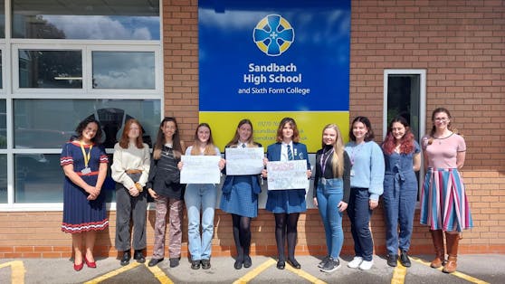Die Schüler des "Sandbacher Gymnasiums" stehen vereint hinter der Petition.