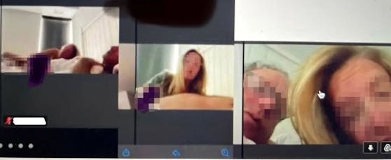 Hoppala! Das Paar dachte, die Kamera wäre aus und ging zur Sache.