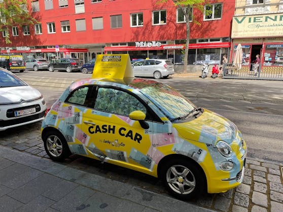 Im "Lucky Cash Car" ist eine ganze Menge Geld verstaut, errätst du wie viel?
