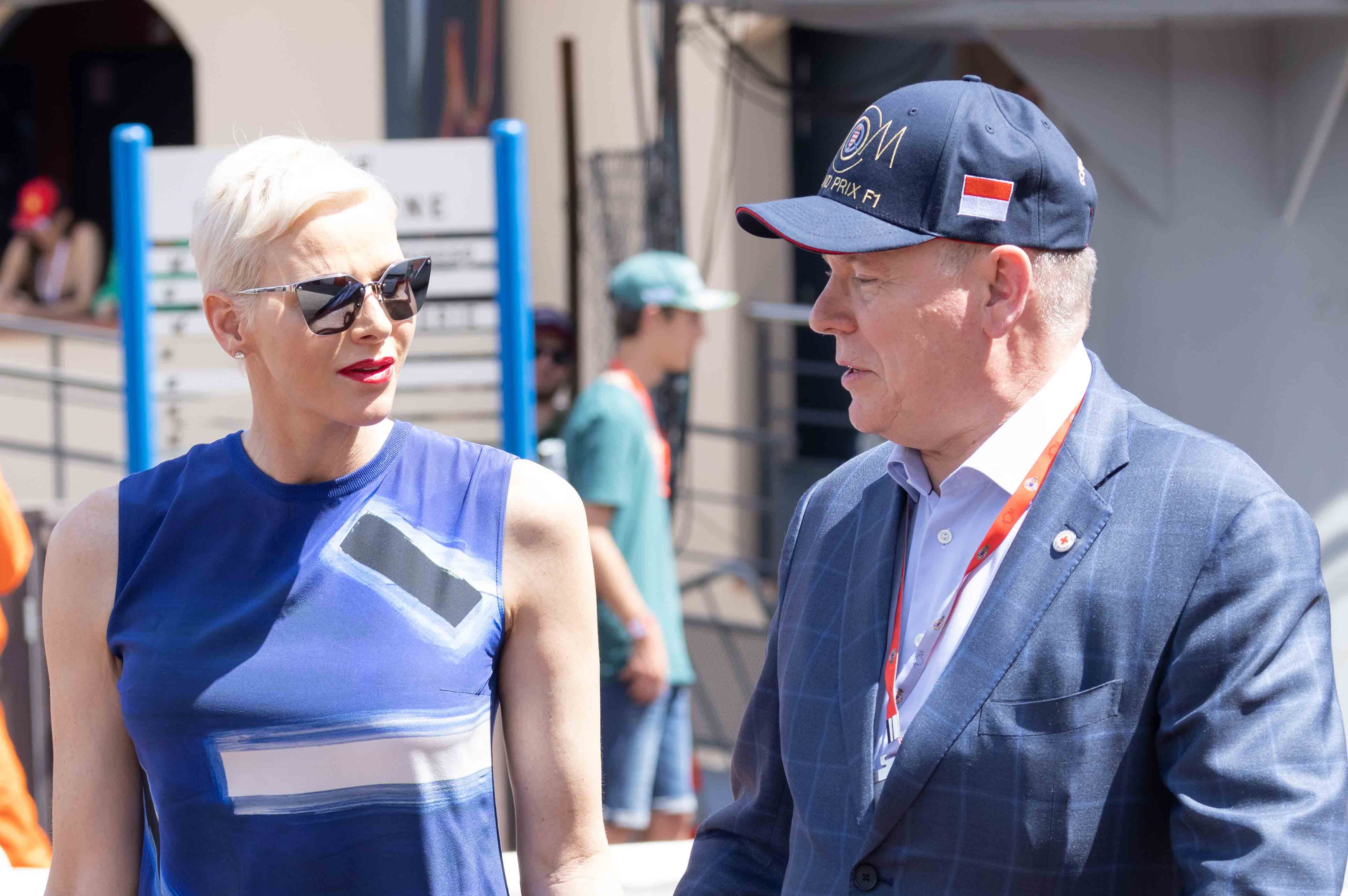 Charlène mit Fürst Albert beim Grand Prix