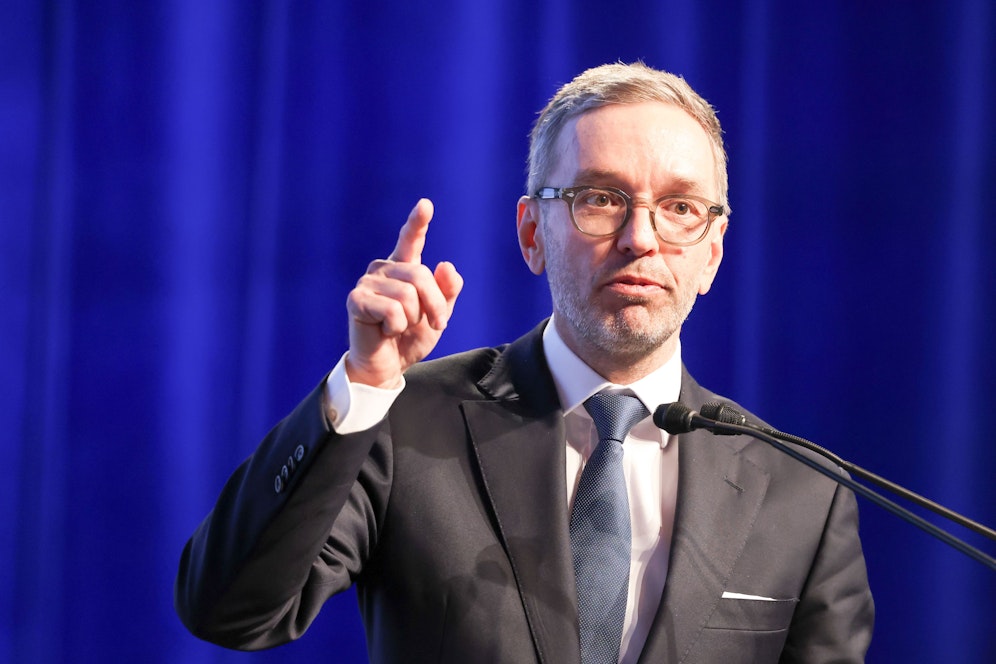 FPÖ-Chef Herbert Kickl ist sauer.