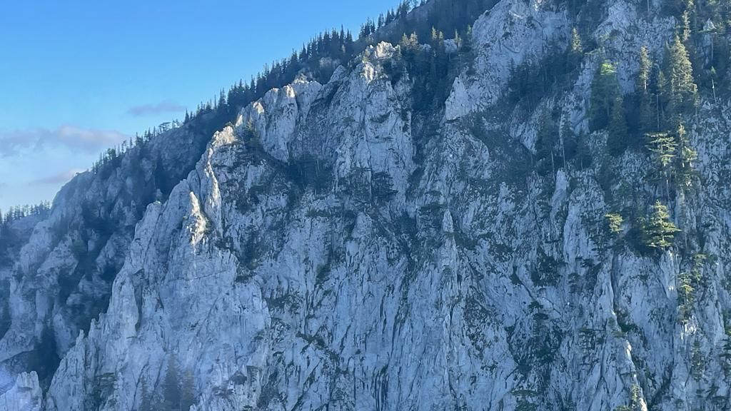 Kletterer-Duo saß am Schneeberg fest