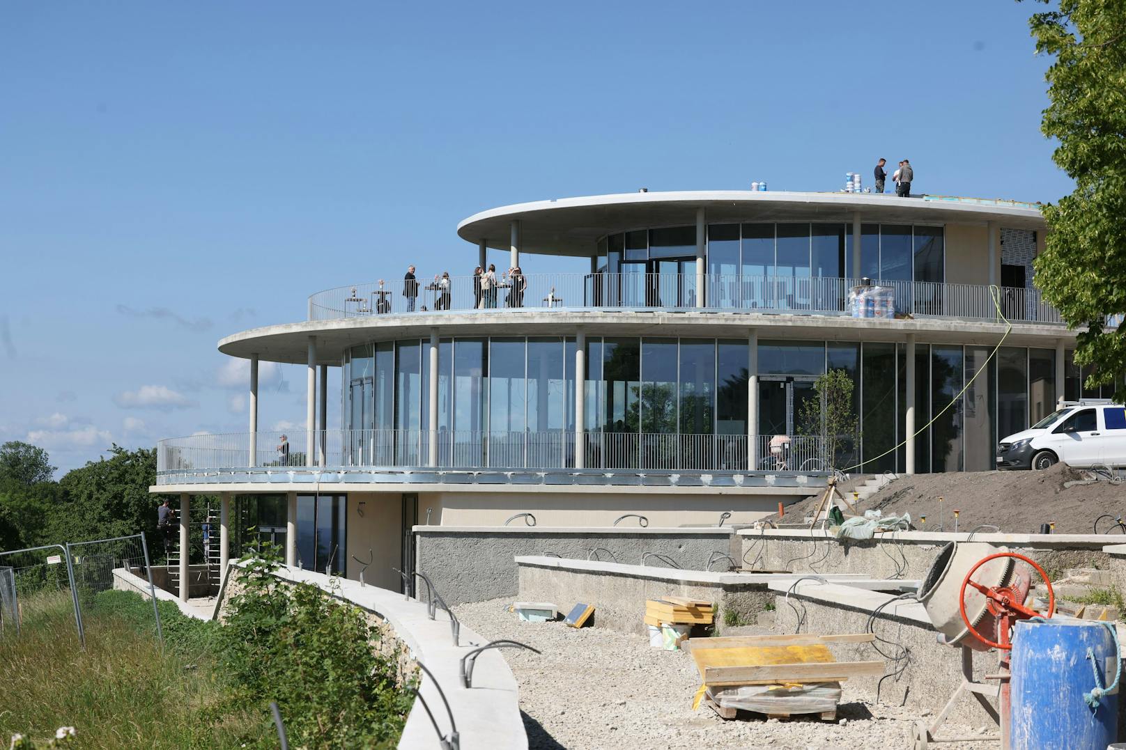 Am Wiener Cobenzl wird für eine Neueröffnung im Herbst 2022 gebaut.