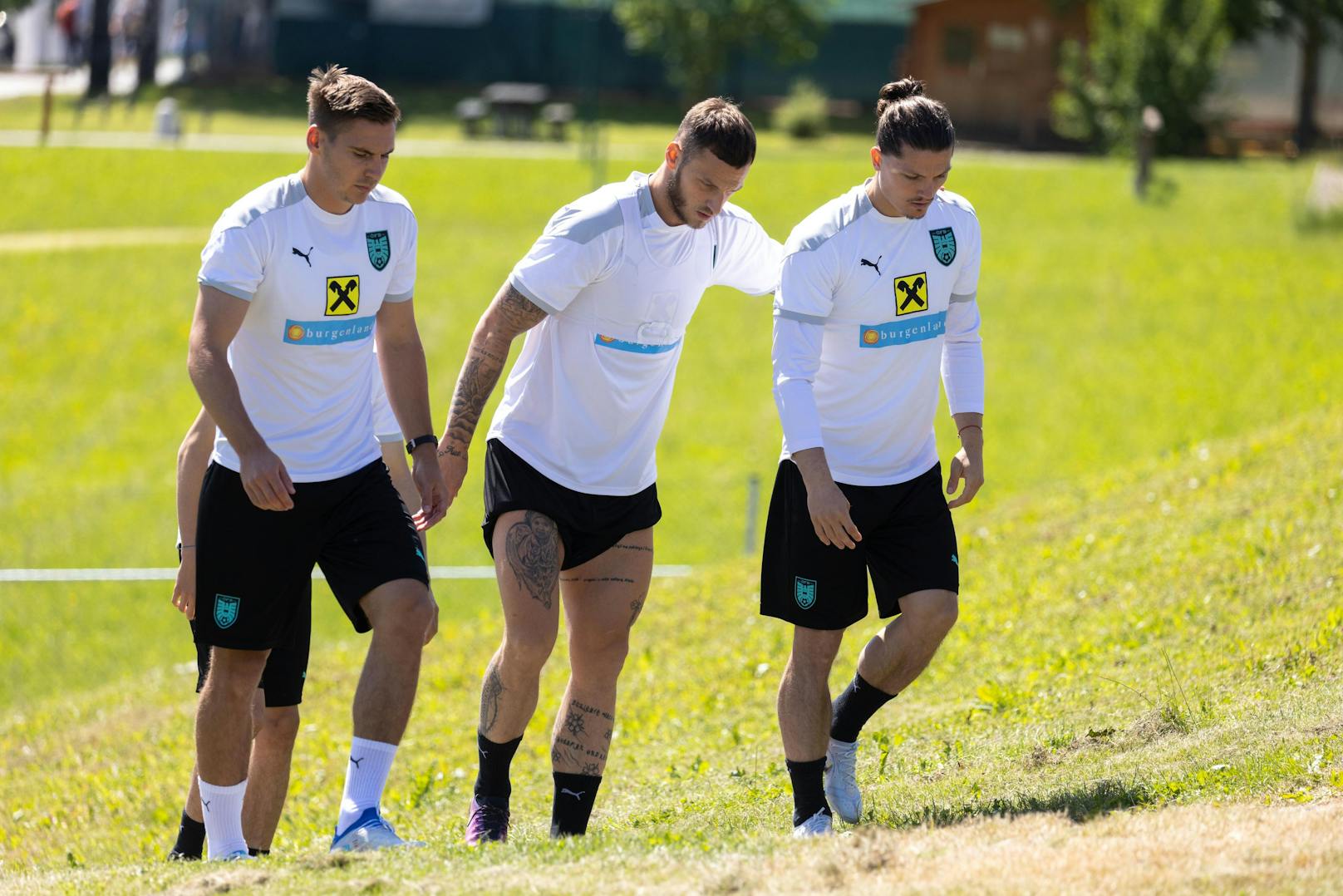 Die ÖFB-Stars bereiten sich in Bad Tatzmannsdorf auf die Nations League vor. Hier gibt's die besten Trainingsbilder: