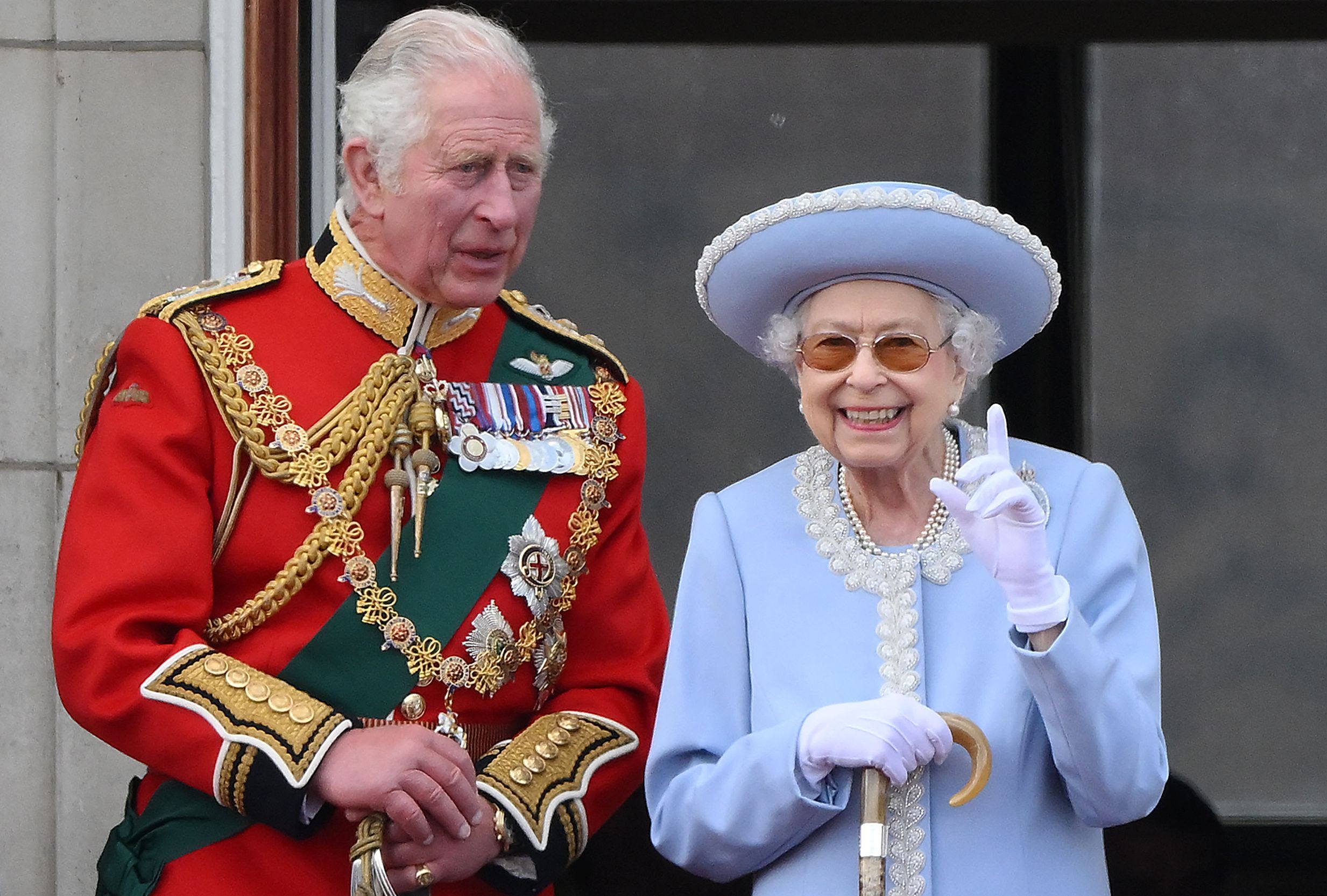 Dieses Jahr vertrat Prinz Charles seine Mutter am Pferd bei der "Trooping of Colour"-Parade.