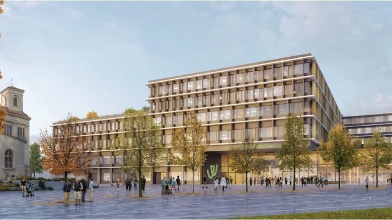 So soll die Klinik Favoriten nach dem Umbau aussehen. 