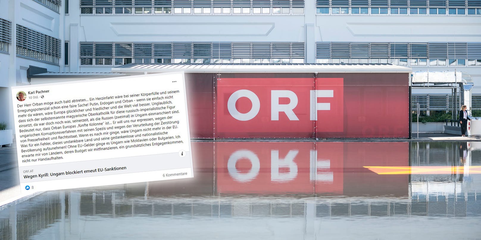 ORF-Online-Geschäftsführer würde einen Herzinfarkt für Orban "fair" finden.