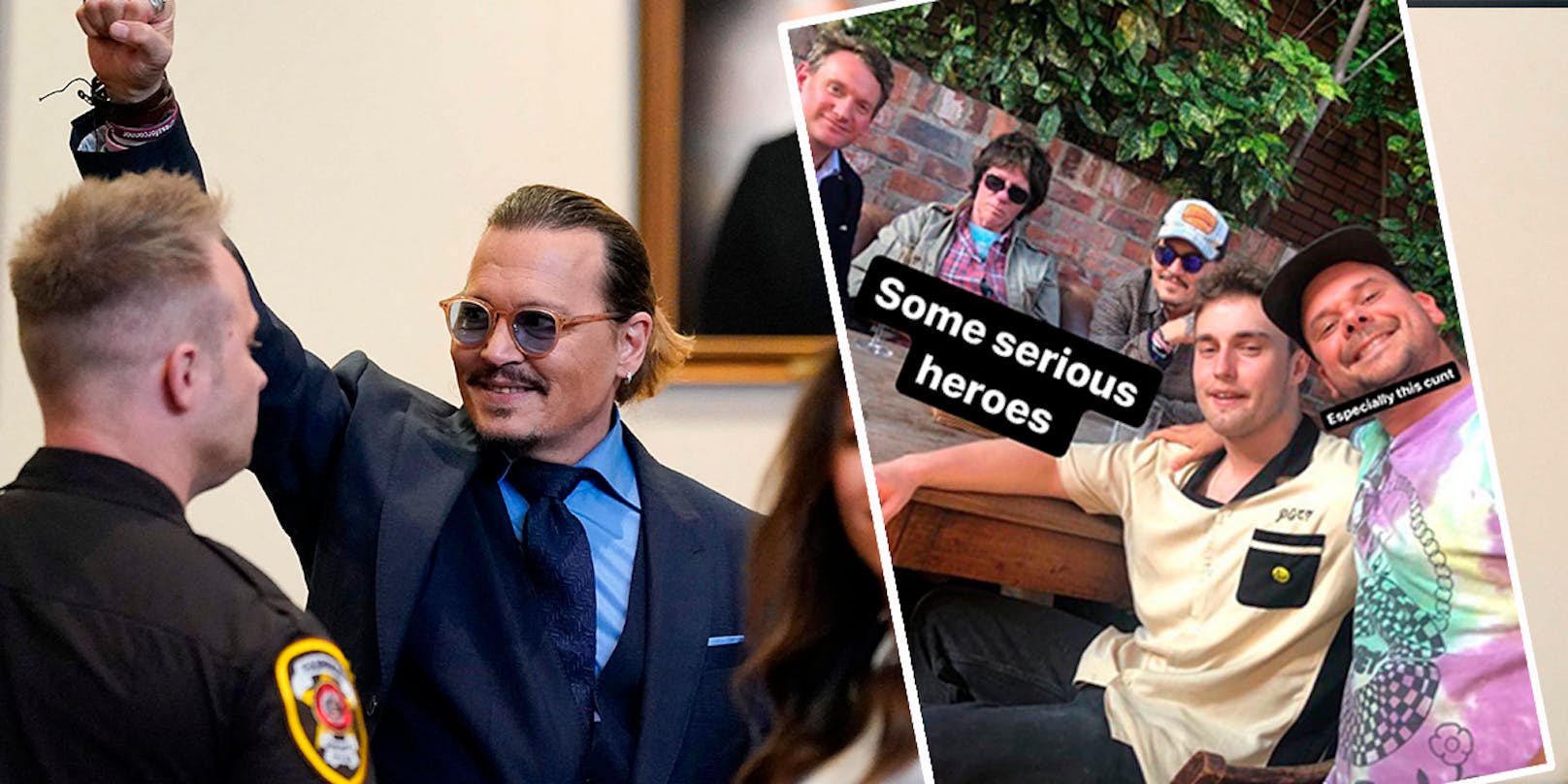 Nachdem sich die Jury im Verleumdungsprozess zwischen <strong>Johnny Depp</strong> und seiner Ex-Ehefrau Amber Heard weitgehend für den Schauspieler ausgesprochen hat, äußerte er seine Freude.