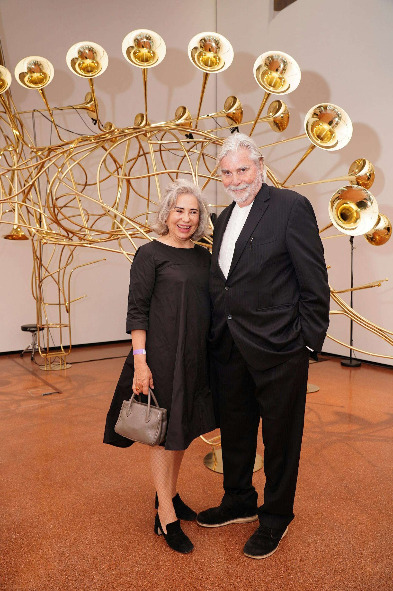 Schauspiel-Legende und langjähriger "Jedermann" Peter Simonischek mit Ehefrau Brigitte Karner, ebenfalls Schauspielerin.