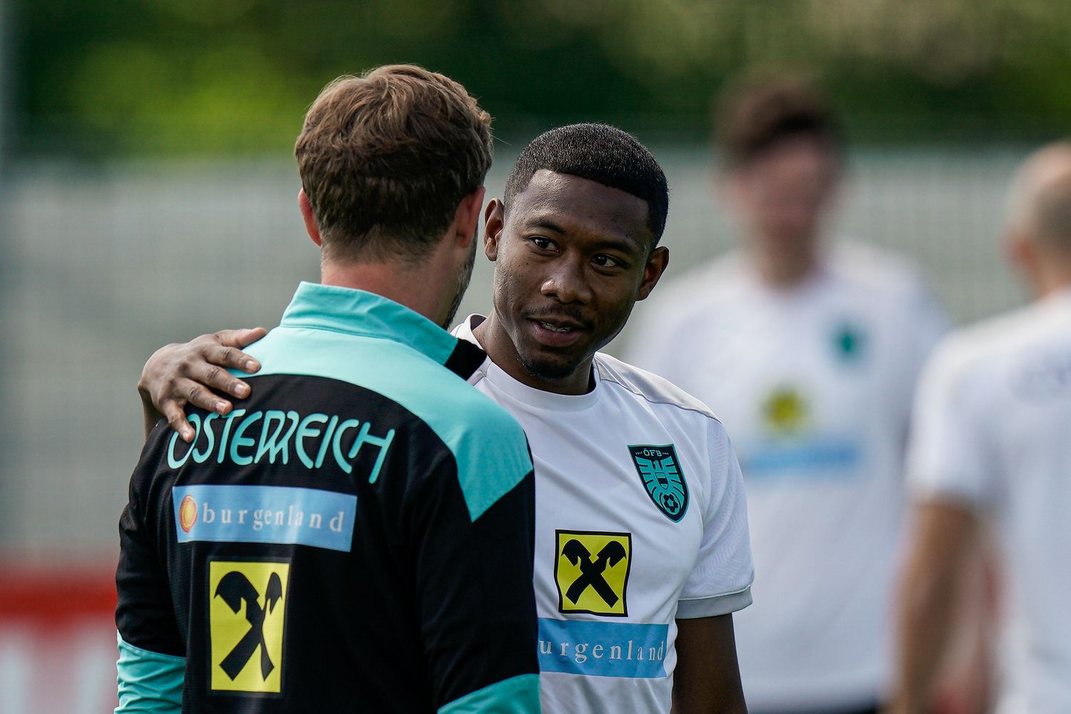 David Alaba in seiner ersten Trainingseinheit unter Teamchef Rangnick.