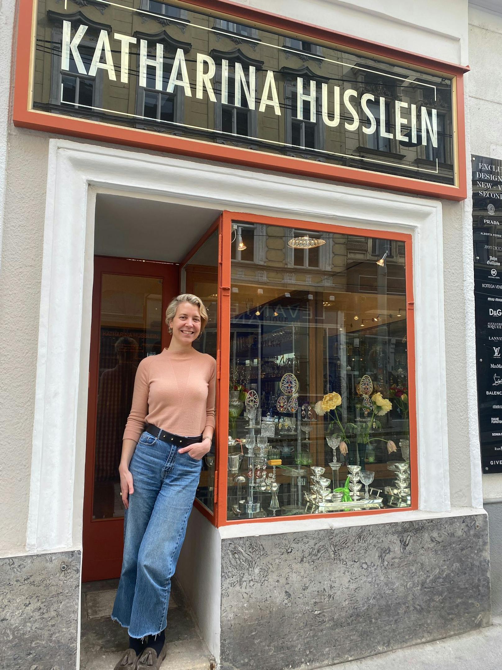 Kunsthistorikerin Katharina Husslein und ihr gleichnamiger Store.