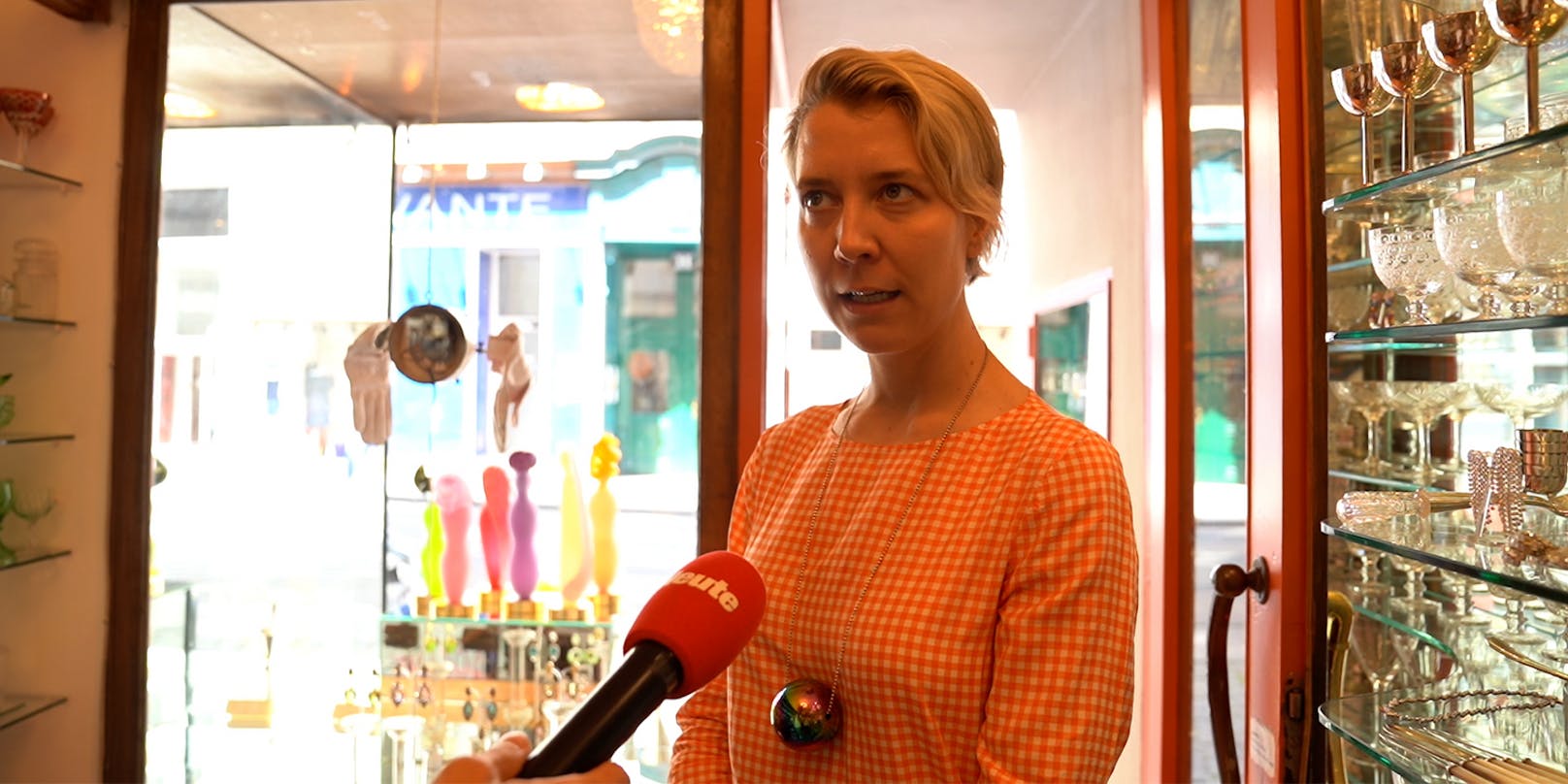 Kunsthistorikerin Katharina Husslein im <em>"Heute"</em>-Talk.