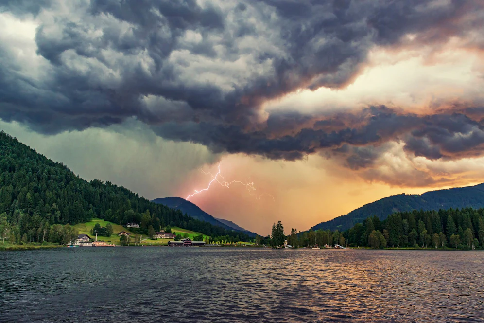 Heftige Gewitter gehen über Österreich nieder. (Symbolbild)