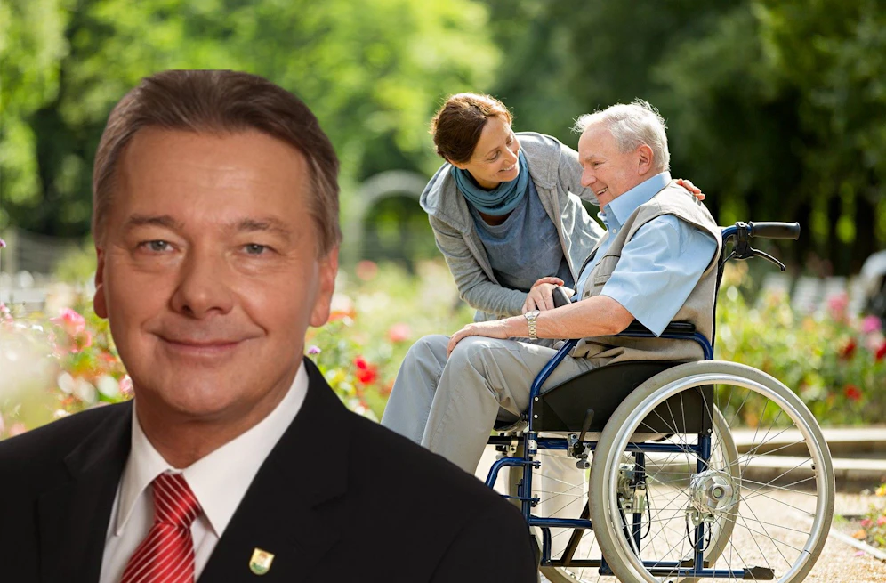 Alfredo Rosenmaier will pflegende Angehörige anstellen, damit sie über die Runden kommen.