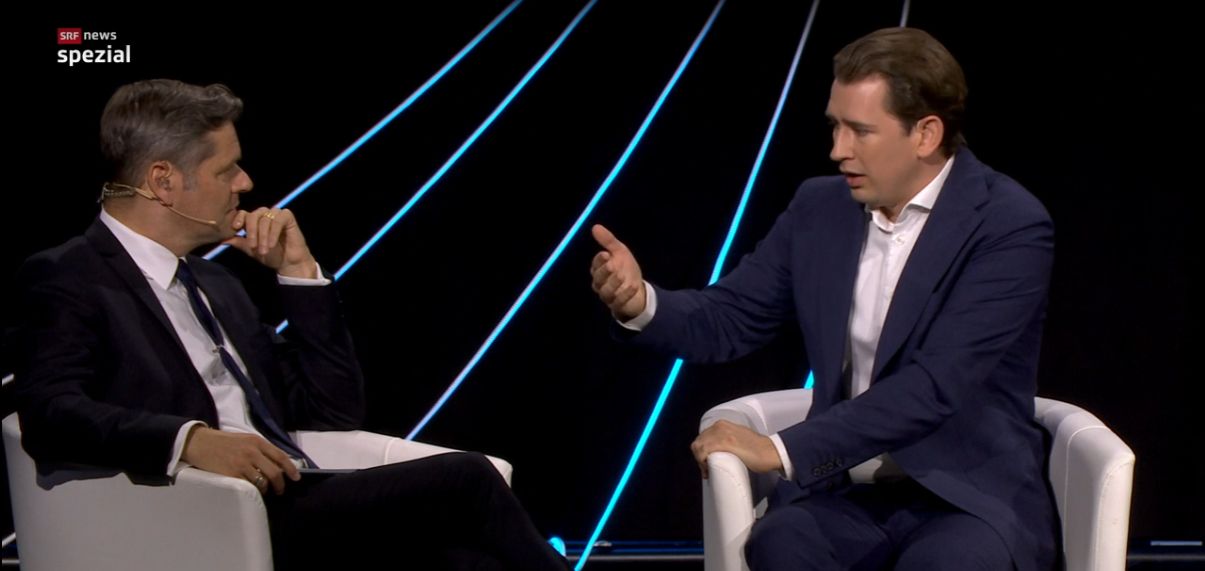 Sebastian Kurz beim Swiss Economy Forum 2022 in Interlaken.