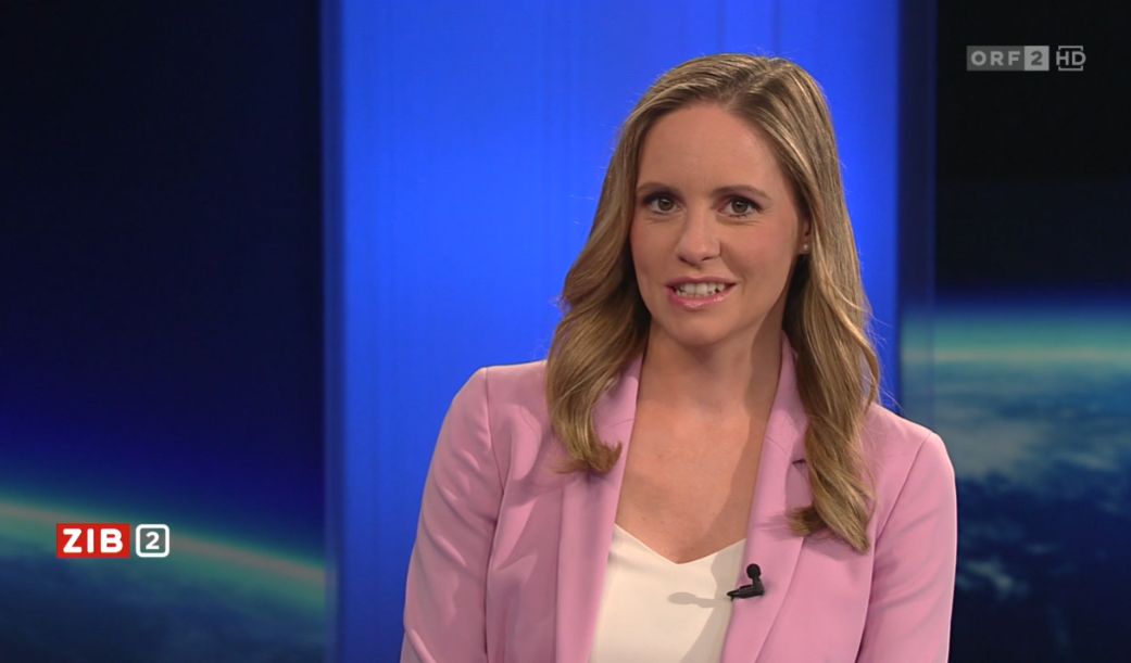 Hermann Schützenhöfer zu Gast in der ZIB2 mit Margit Laufer am 3. Juni 2022.