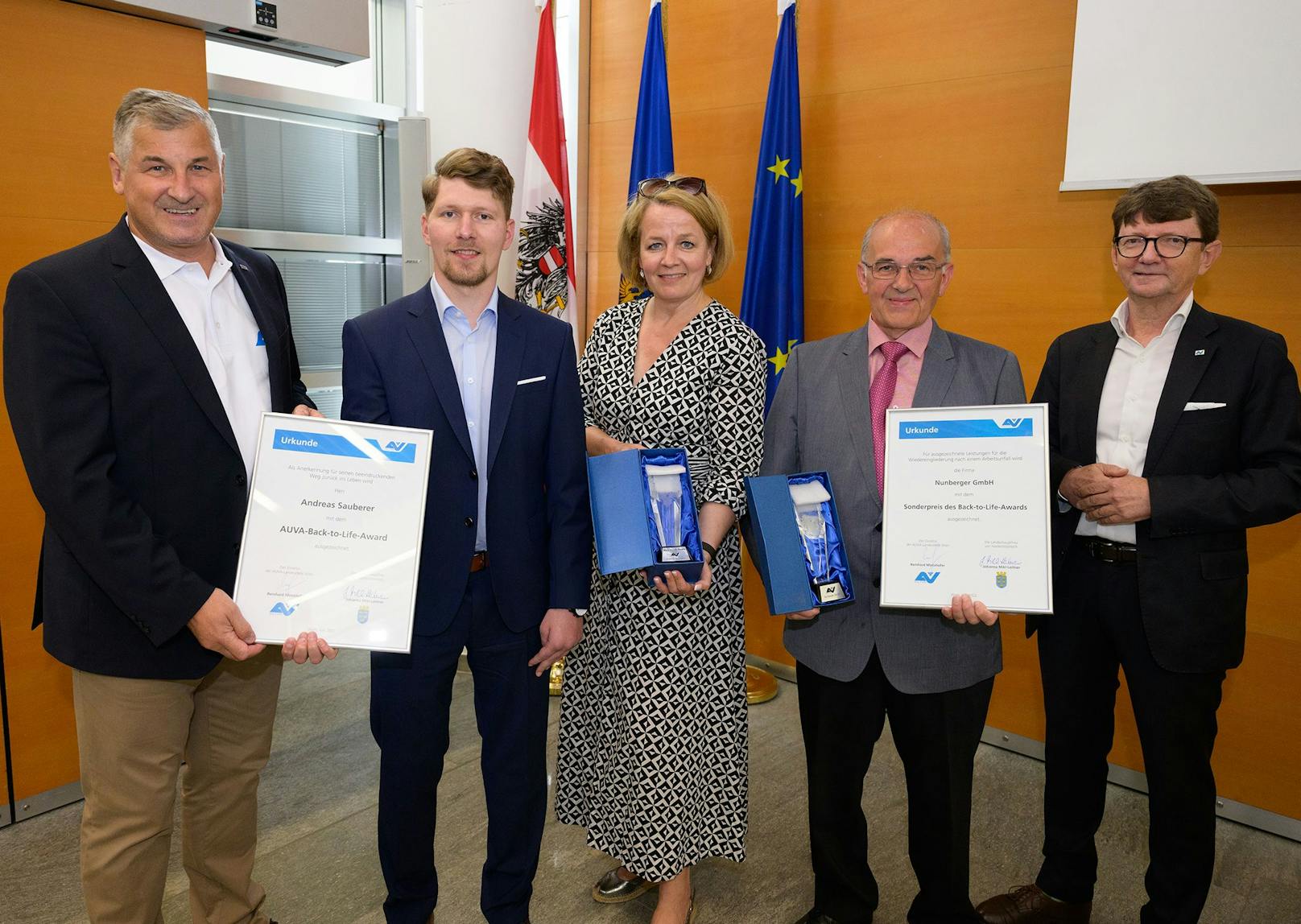 Preisverleihung im NÖ Landhaus mit Landesrätin Christiane Teschl-Hofmeister