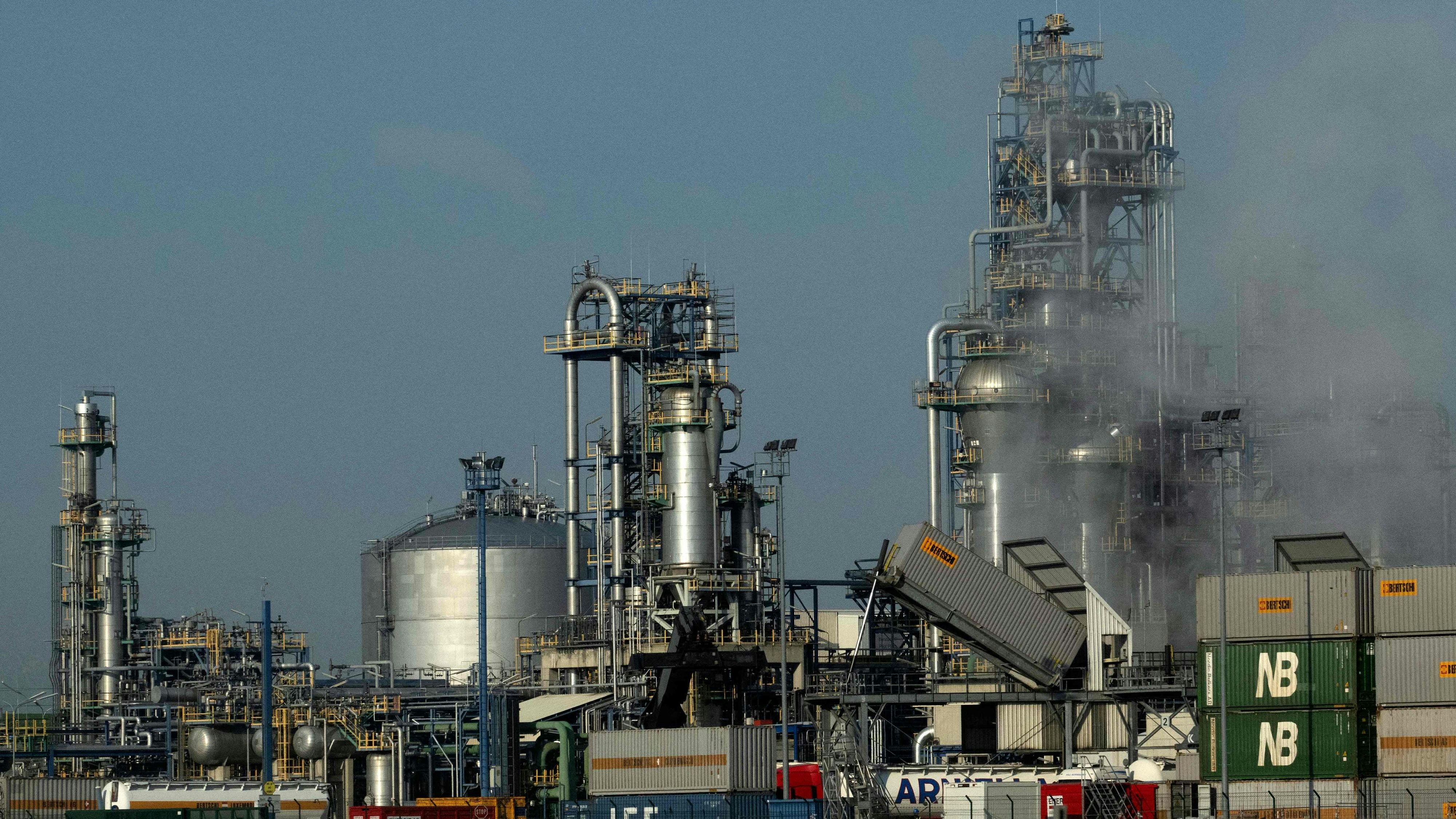 Die OMV-Raffinerie in Schwechat.