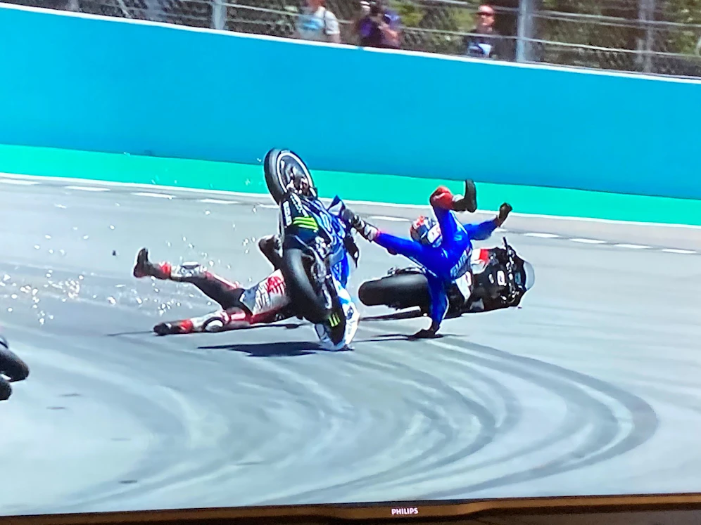 Harter Crash in Barcelona