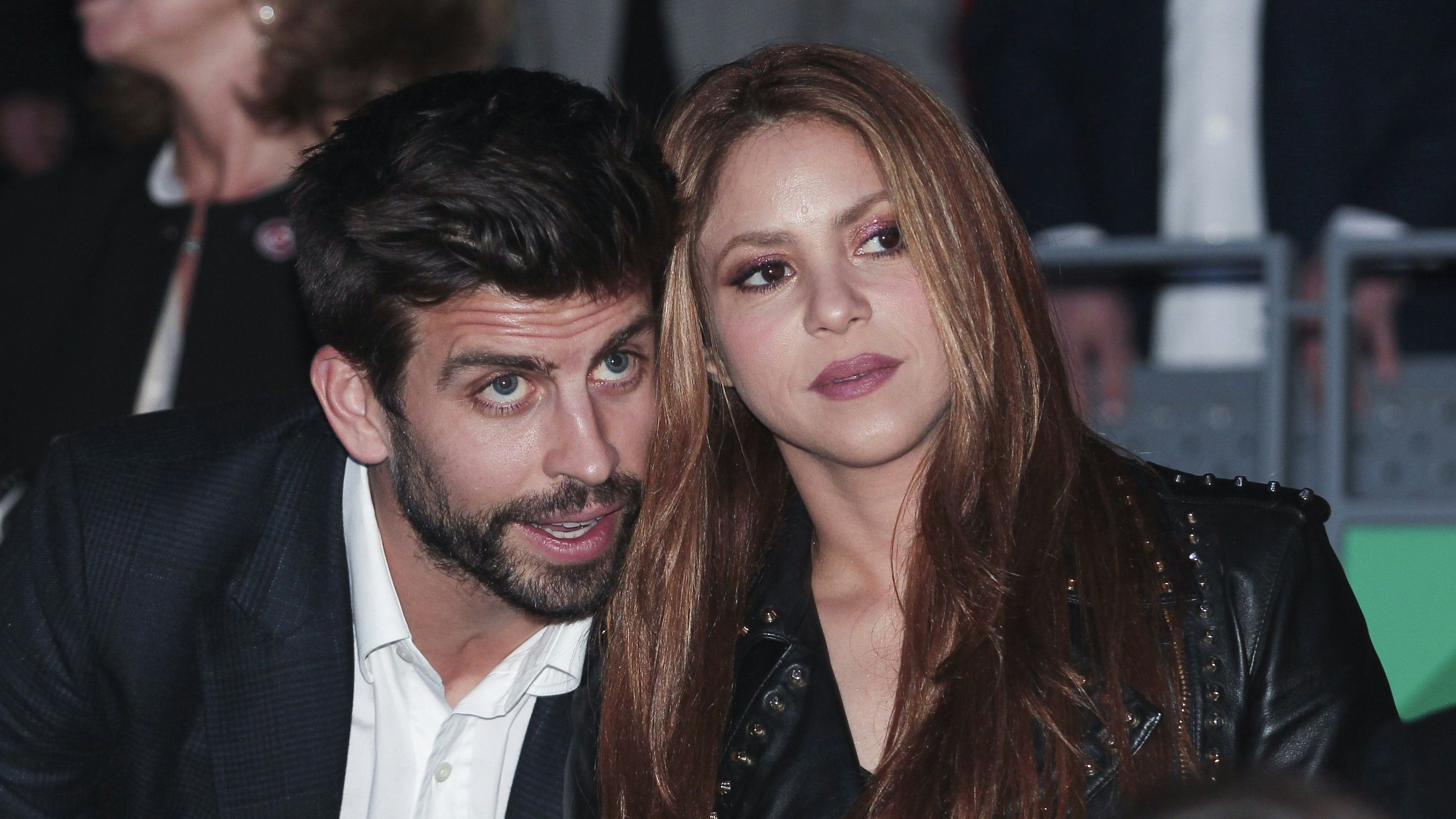 Download von www.picturedesk.com am 05.06.2022 (18:18).  ACT action_30456529 -- Davis Cup final at La Caja Magica in Madrid on November 24, 2019 Gerard Pique and his wife Shakira - 20191123_PD18265 - Rechteinfo: Rights Managed (RM)