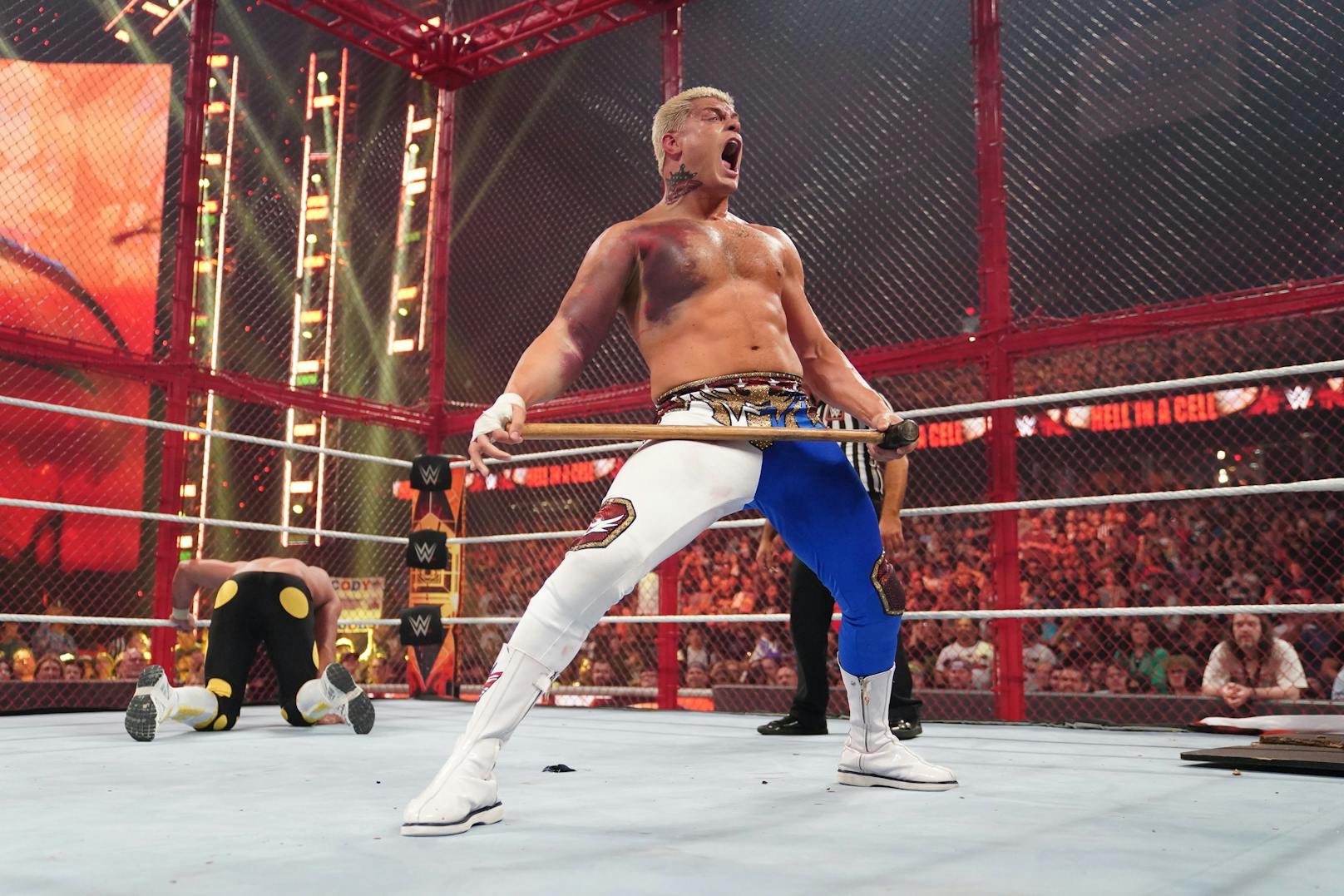 Cody Rhodes besiegte Seth Rollins                     
