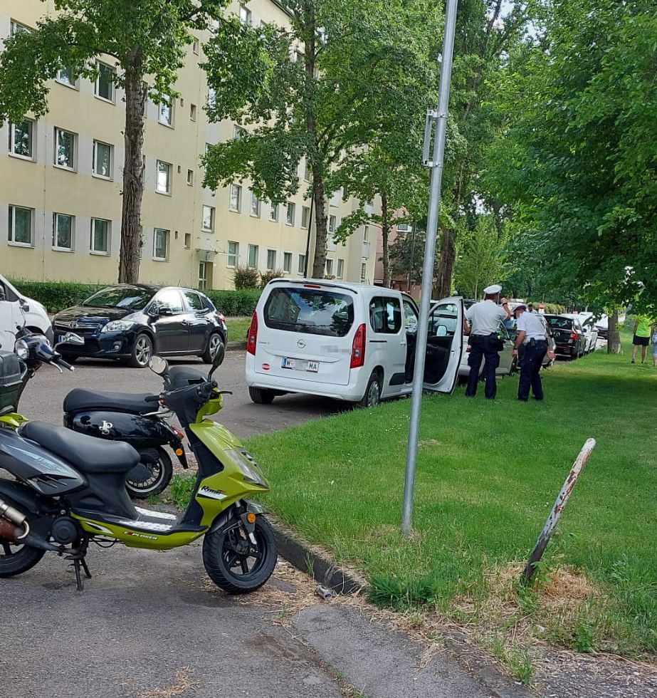 Hier darf man eigentlich nicht parken. 