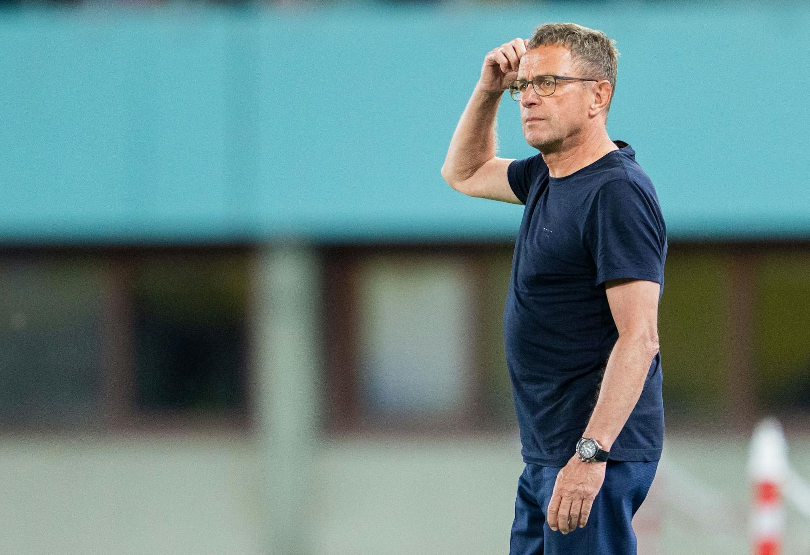 ÖFB-Teamchef Ralf Rangnick haderte nach der 1:2-Pleite gegen Dänemark mit dem Ergebnis. 