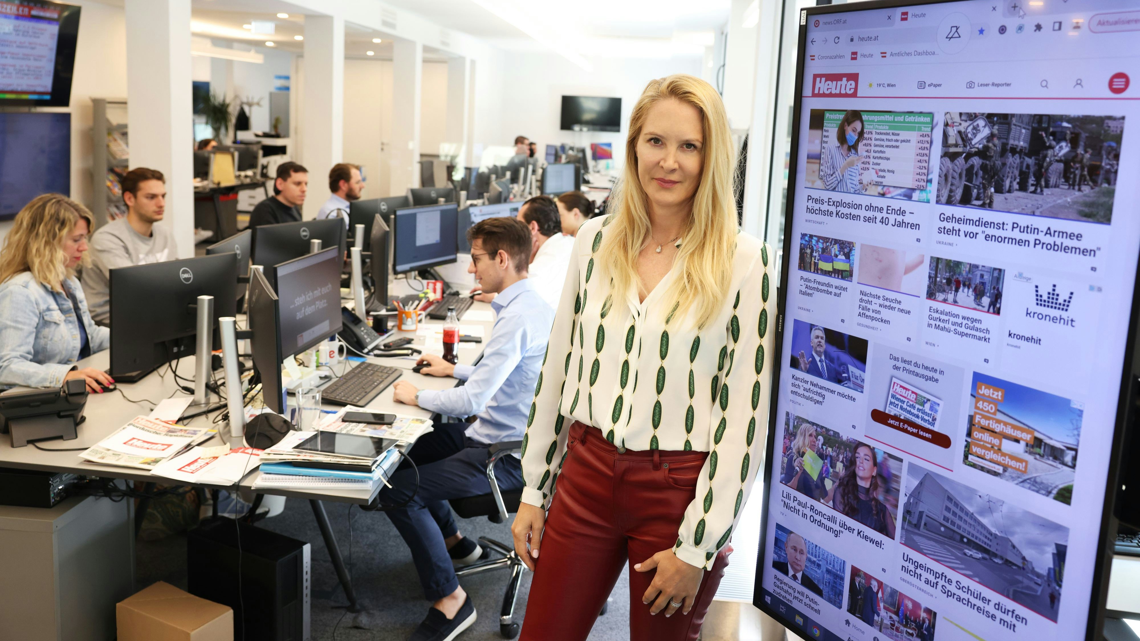 Eva Dichand transformiert derzeit den Erfolg von <em>"Heute"</em> mit <em>Heute.at</em> ins digitale Zeitalter.