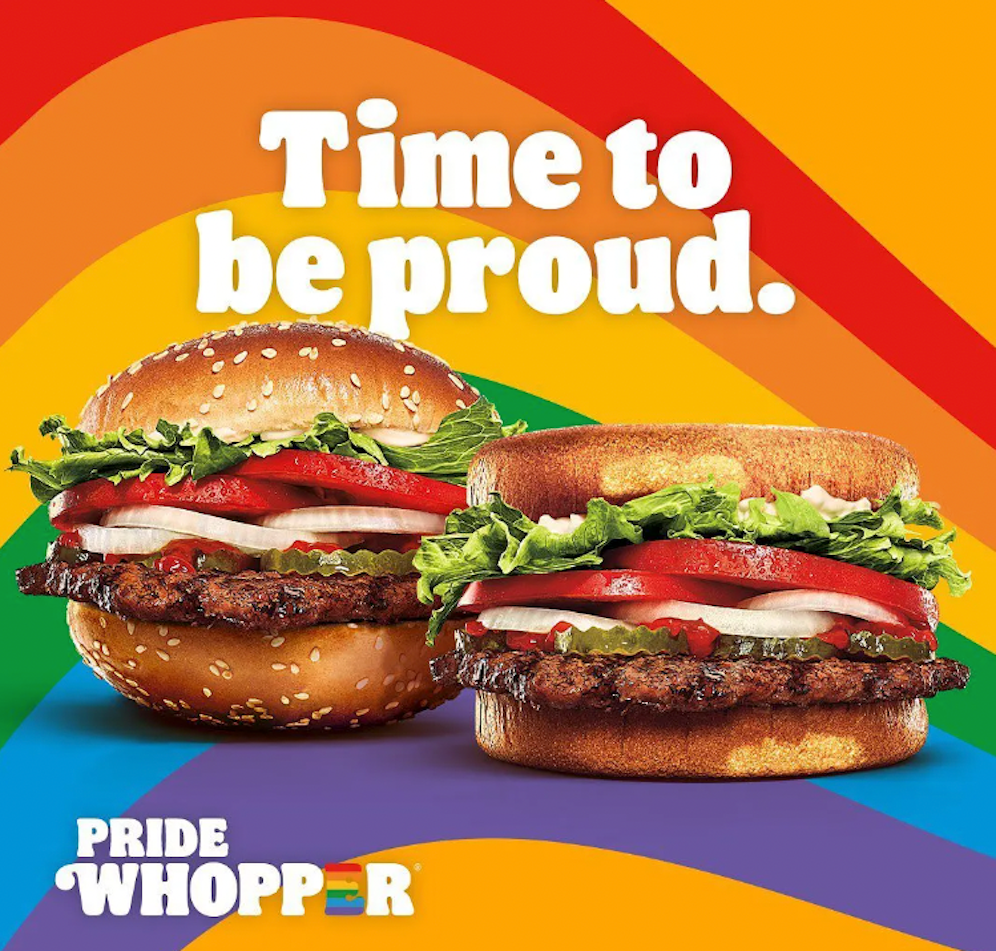 Mit gleichen Buns für gleiche Liebe: Der Pride Whopper