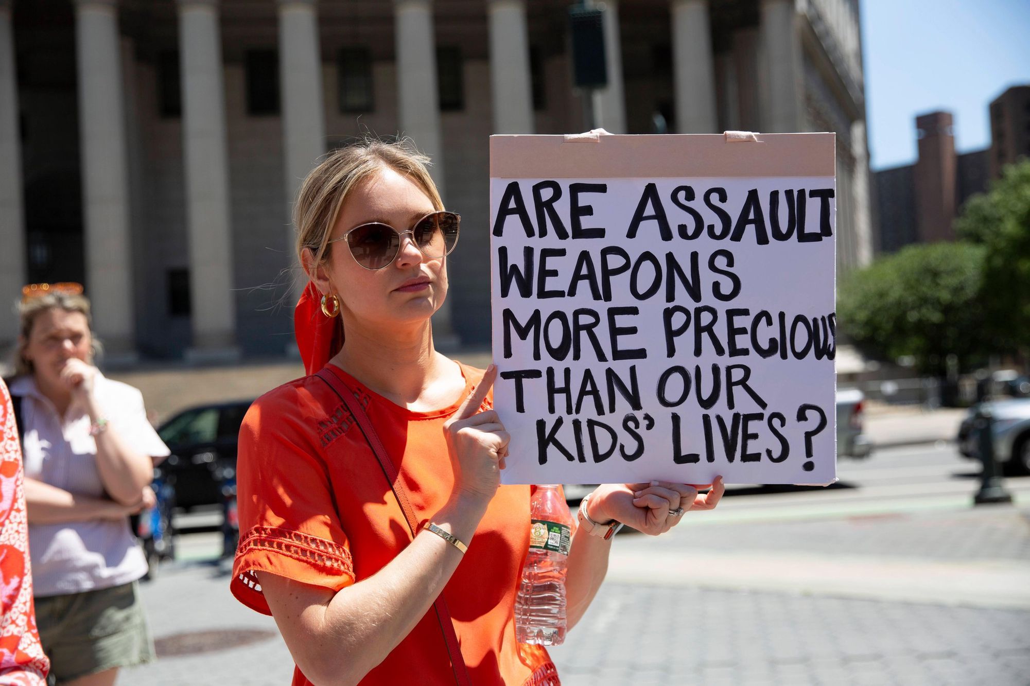 Eine Demonstration gegen Waffengewalt in den USA, nach dem Schulmassaker von Texas mit 19 toten Kindern. (Archivbild) 