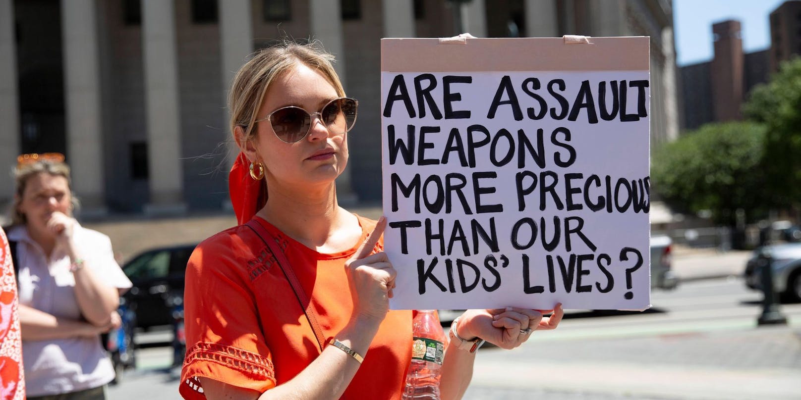 Eine Demonstration gegen Waffengewalt in den USA, nach dem Schulmassaker von Texas mit 19 toten Kindern. (Archivbild) 