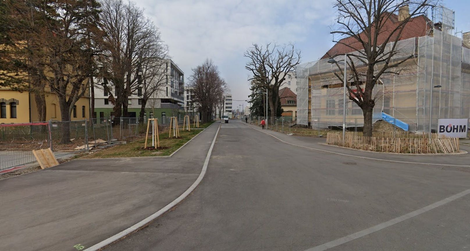 In der Menzelstraße darf nicht geparkt werden. 